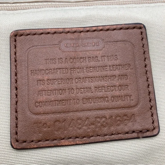 Coach Hadley Luxe Grain Leather Field Bag - No Hangtag - Picture 8 of 12